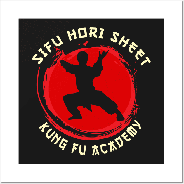 Sifu Hori Sheet Kung Fu Academy Wall Art by Alema Art